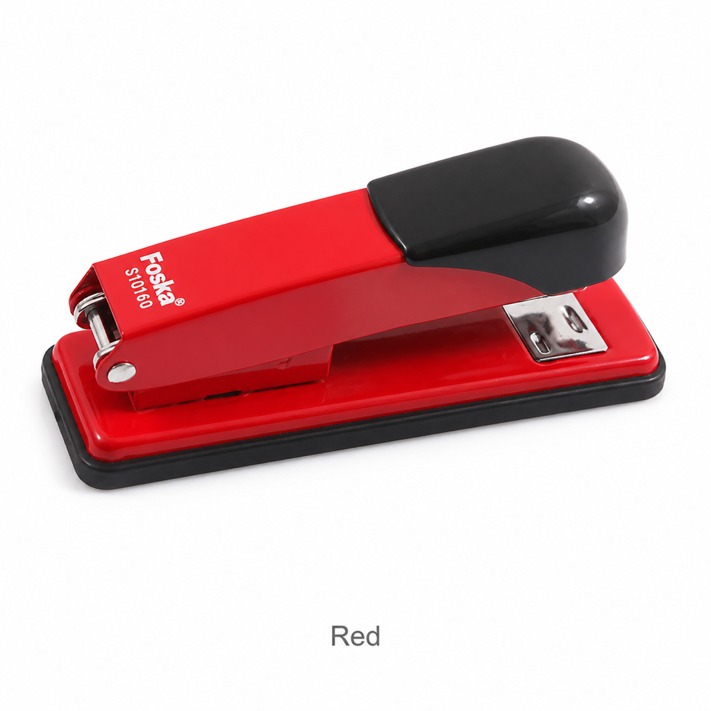Metal Office Stapler – 24/6 and 26/6 — Red