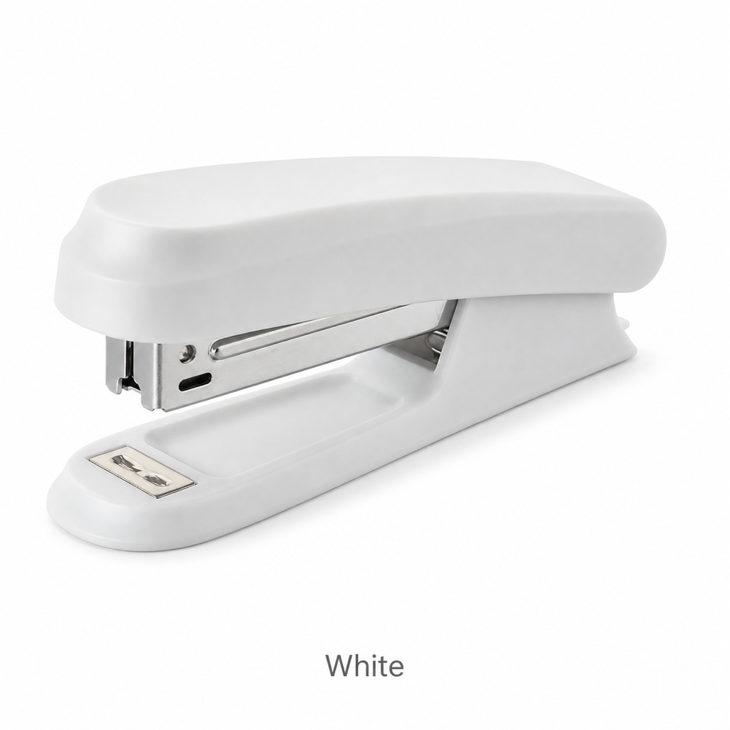 No.10 Plastic Stapler – 12 Sheet Capacity — White