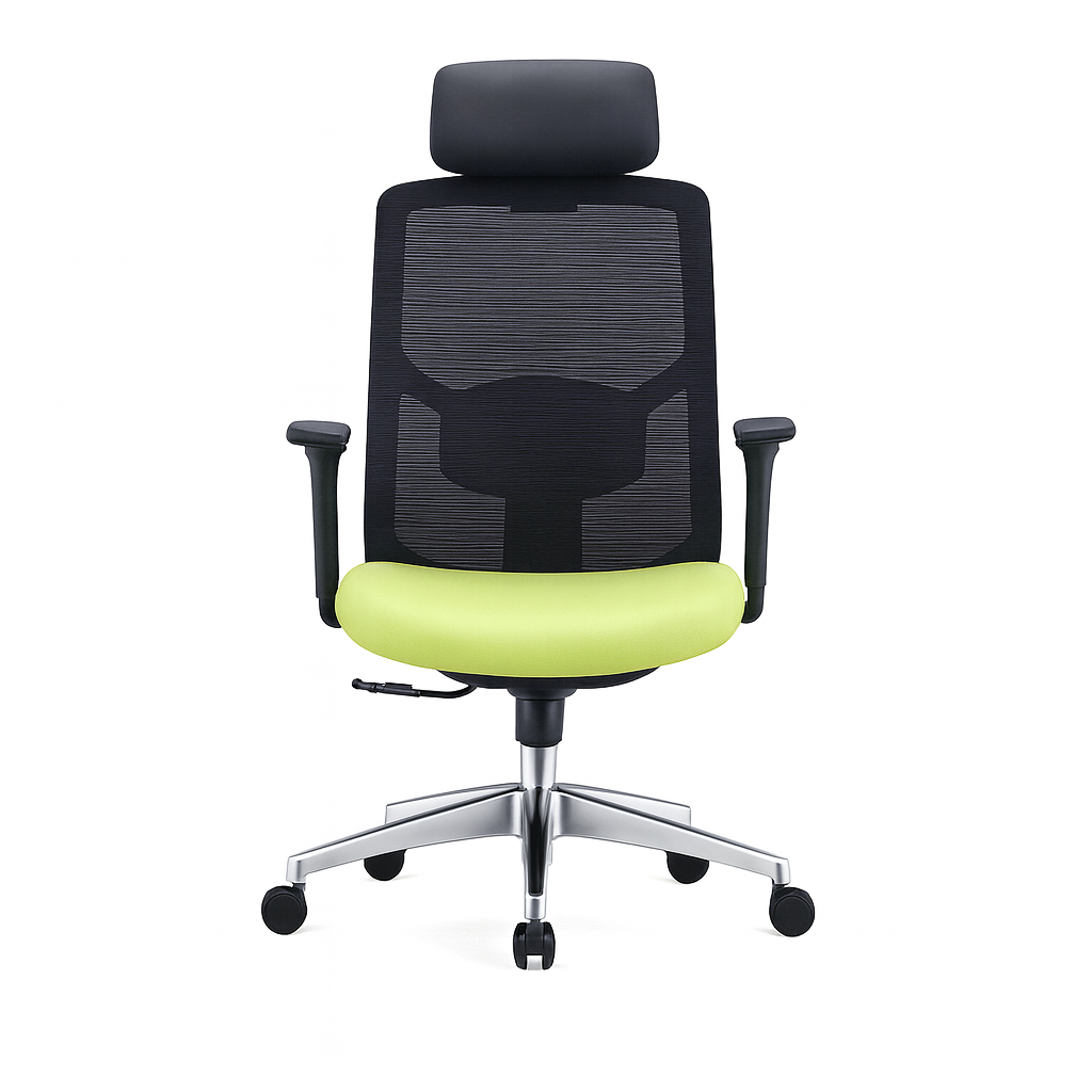 CH-523A – Adjustable PU Headrest Executive Mesh Chair
