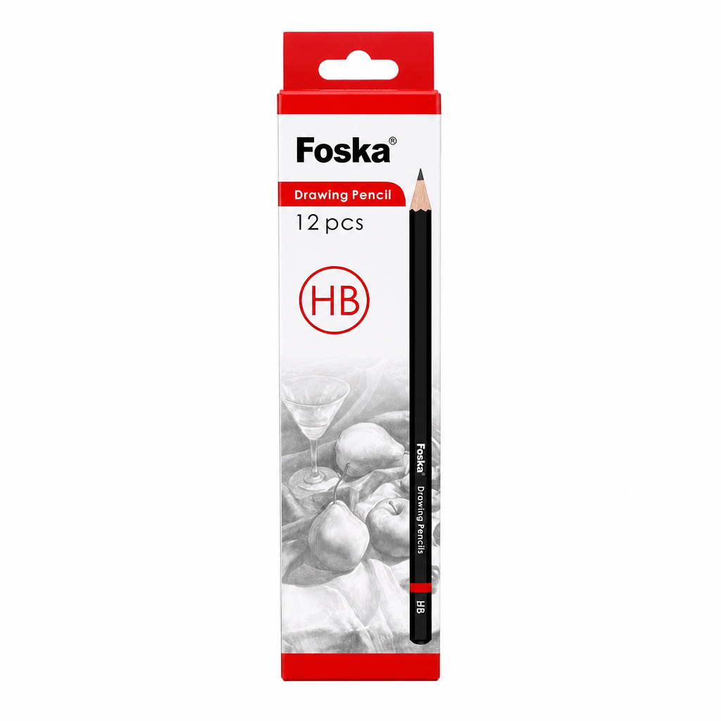 Hexagonal Wooden Drawing Pencils – Box of 12 — HB