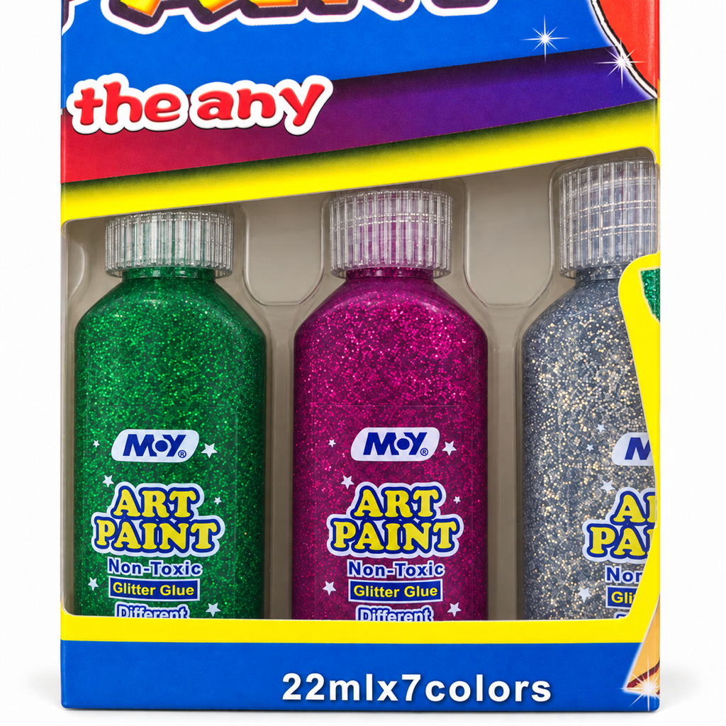 3D Glitter Glue PE5005 – bottles close-up