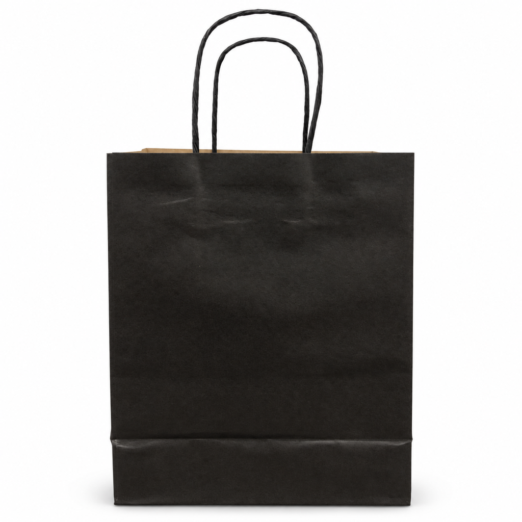 Kraft paper gift bag 21 x 11 x 27 cm – Black