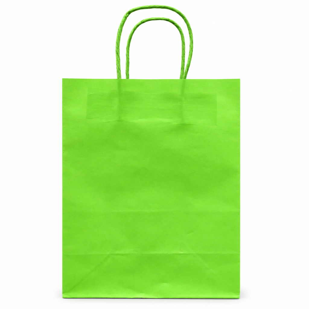 Kraft paper gift bag 21 x 11 x 27 cm – Green