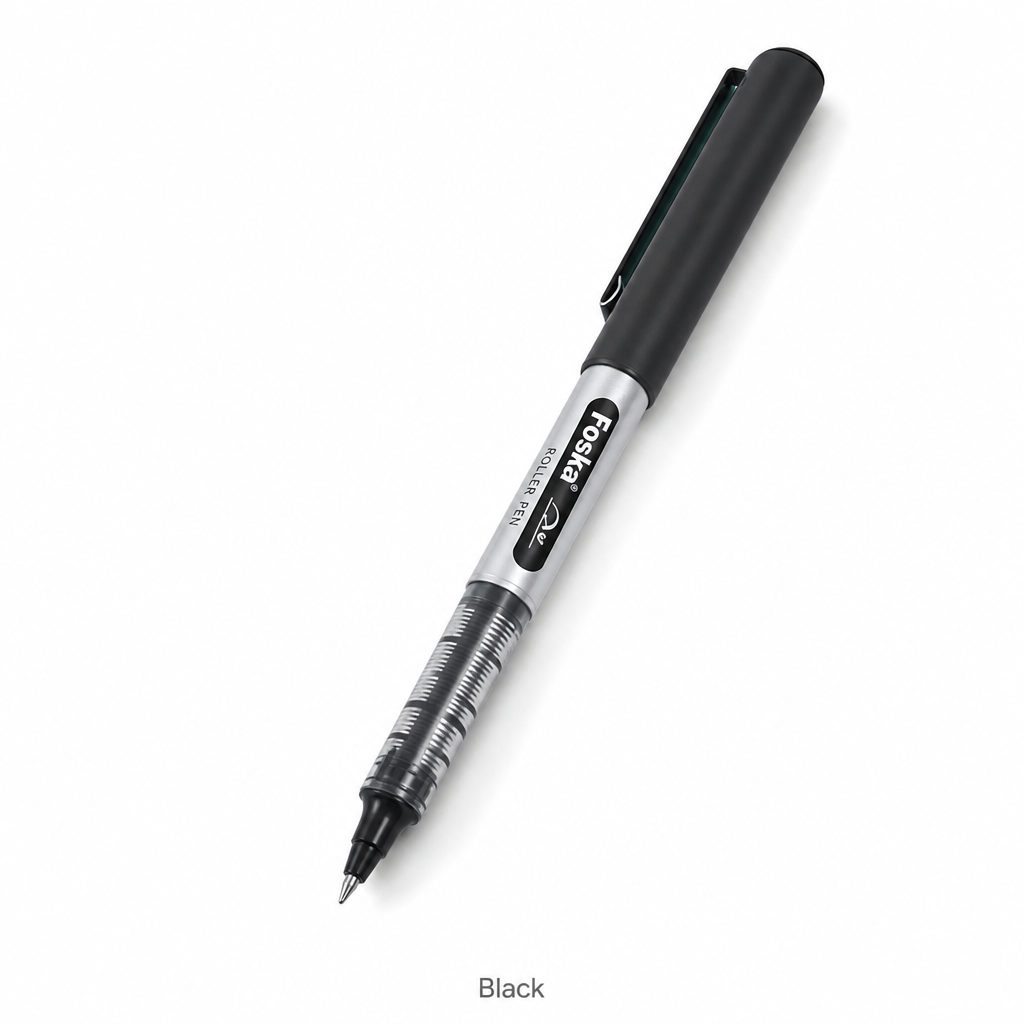 Bullet Tip Gel Ink Roller Pen 0.5mm — Black