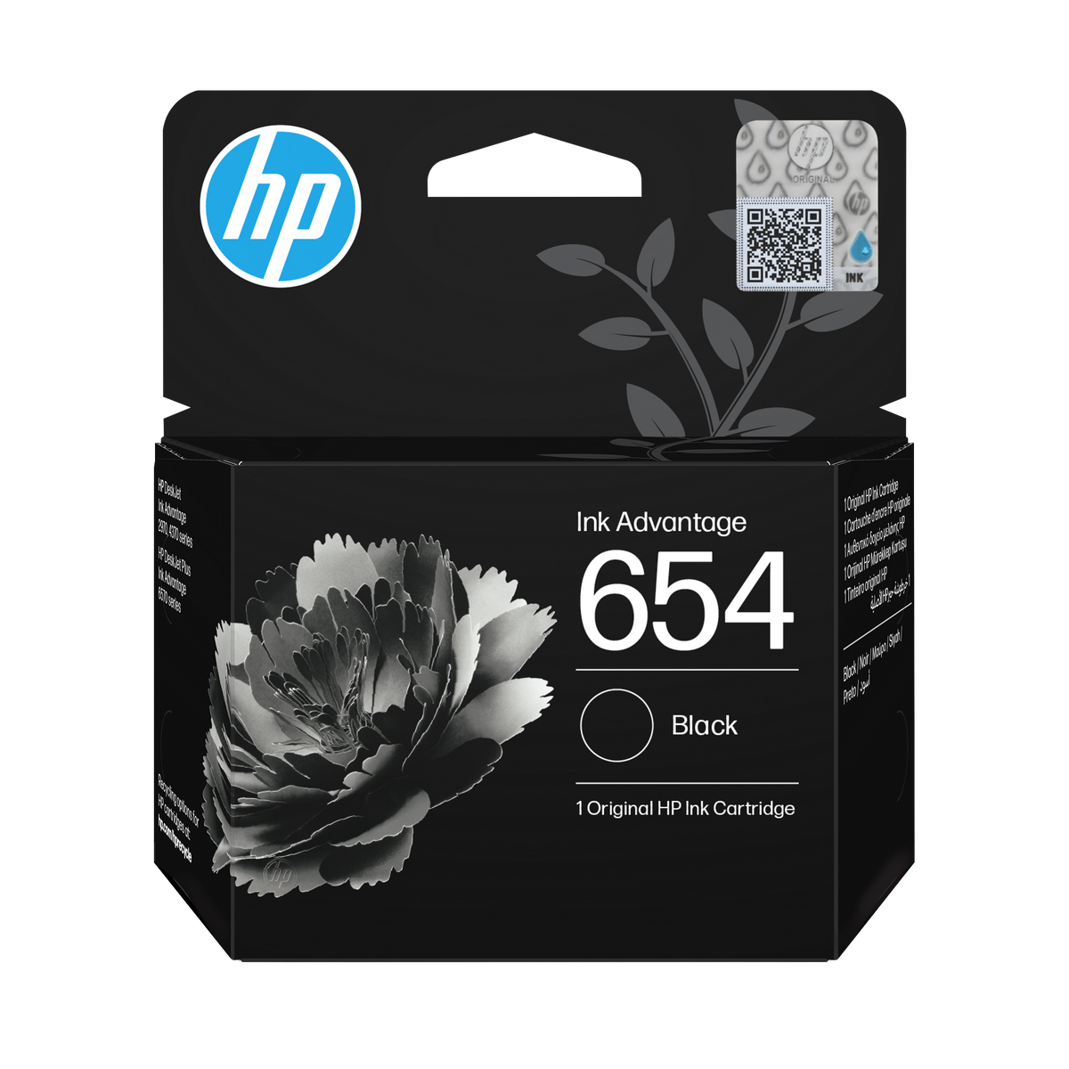 HP 654 Black Original Ink Advantage Cartridge - Office R Us Lagos