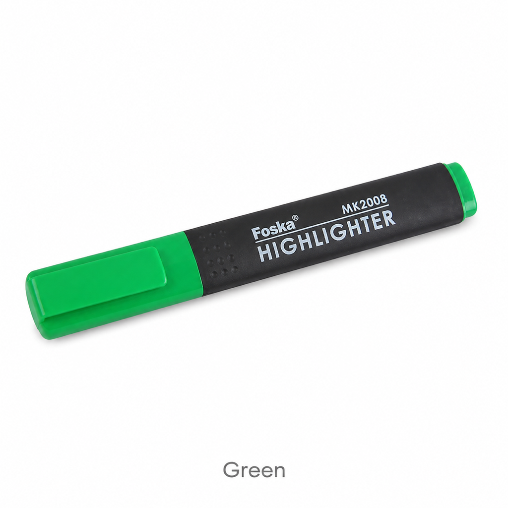 Solid Colour Highlighter Pen — Green