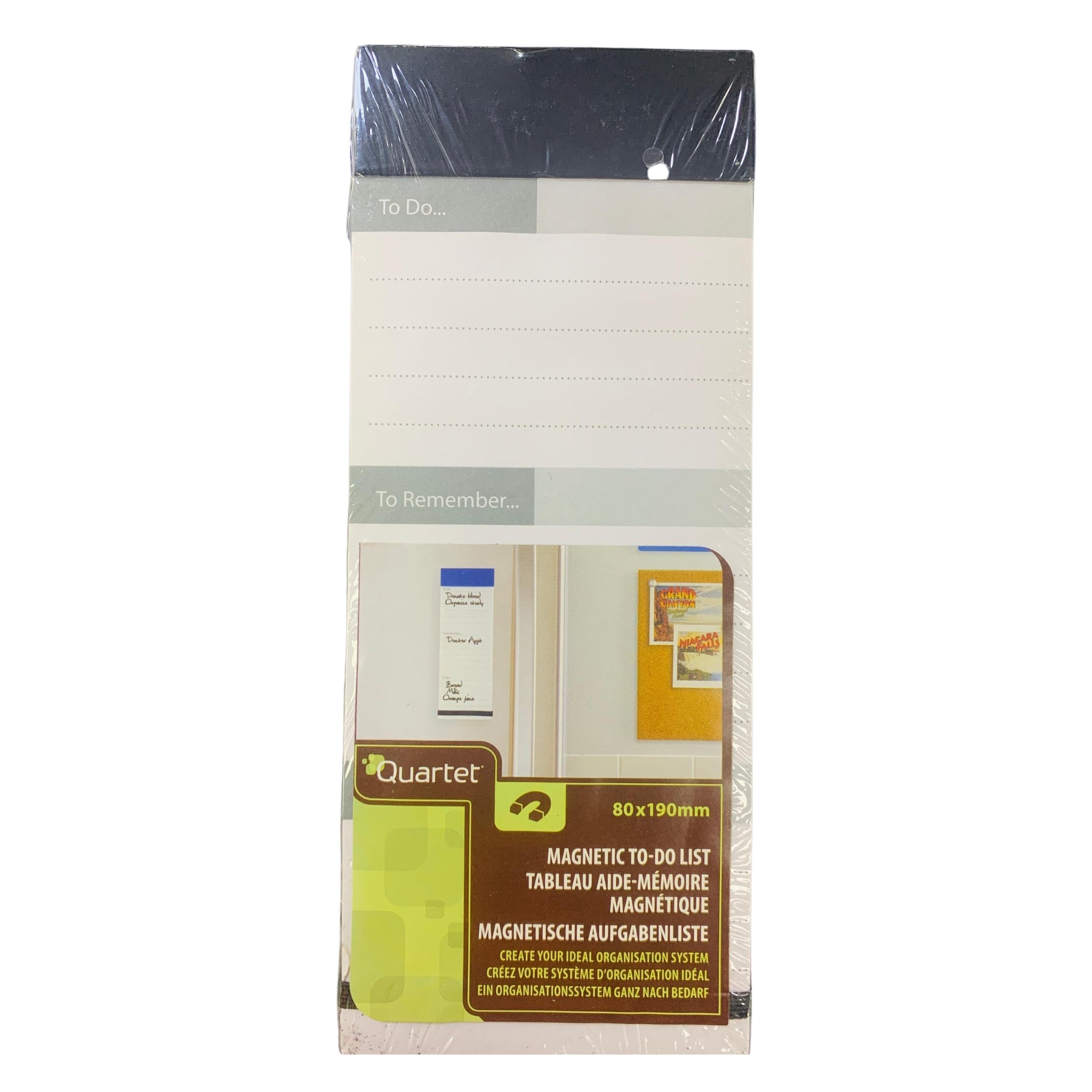 Quartet Magnetic To Do List 80 X 190 MM Assorted