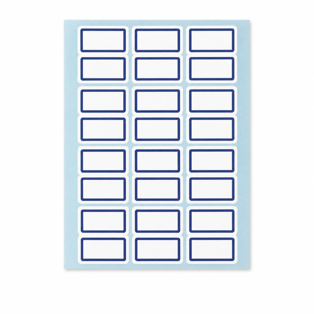 Foska blank price and name sticker labels, 25 x 27 mm, No.G3765