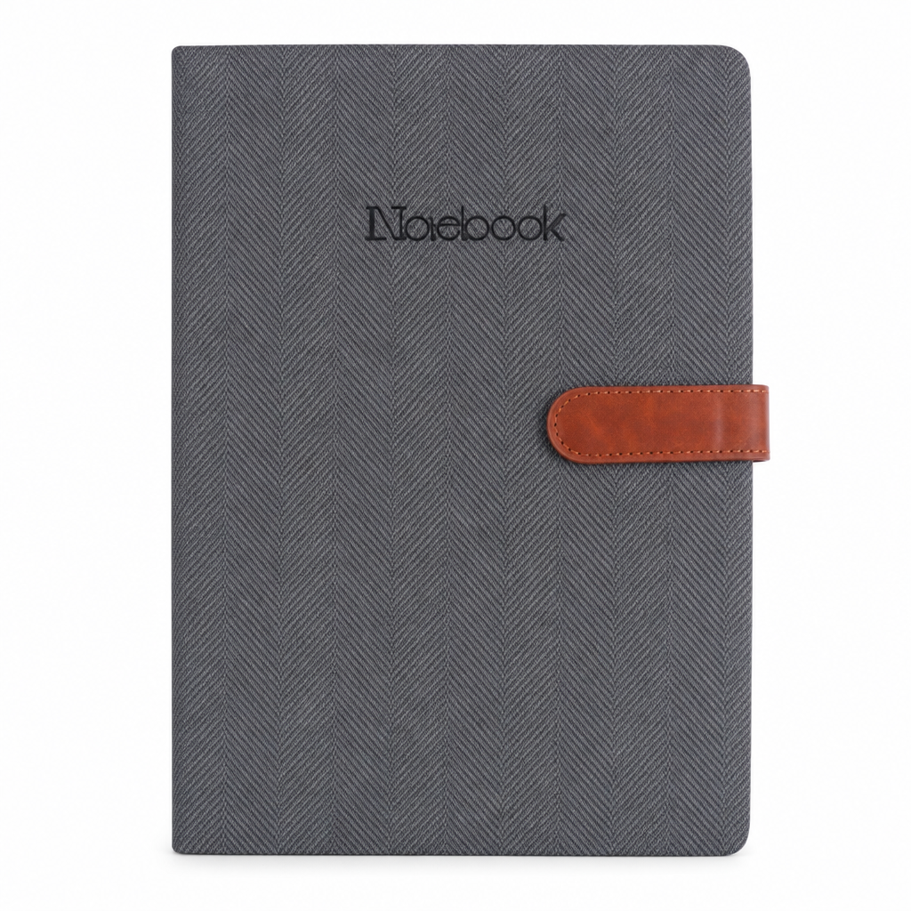 Foska PU leather hardcover buckle journal notebook, B5, No.JS1011