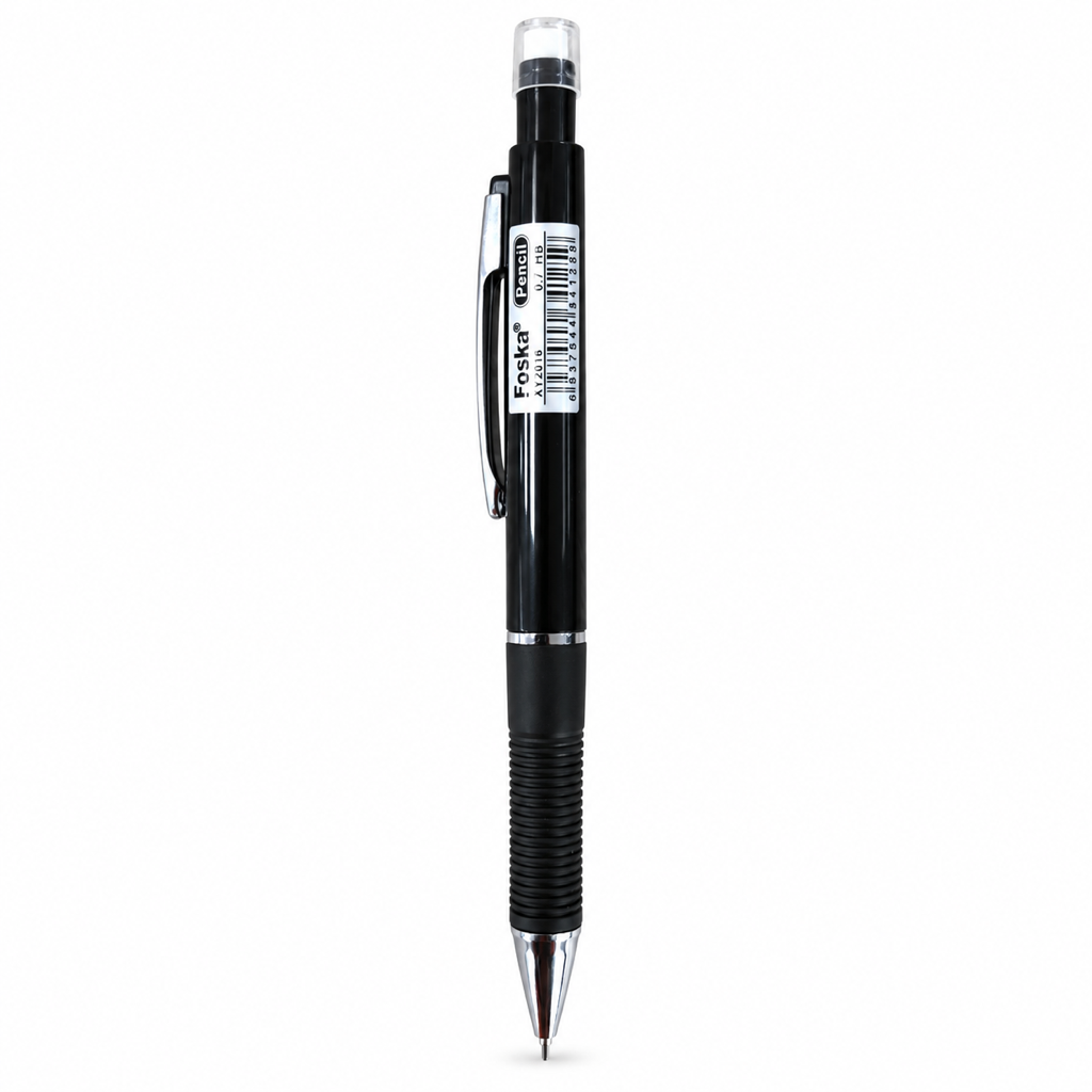 Foska Plastic Mechanical Pencil with Eraser 0.7 mm XY2016 – black